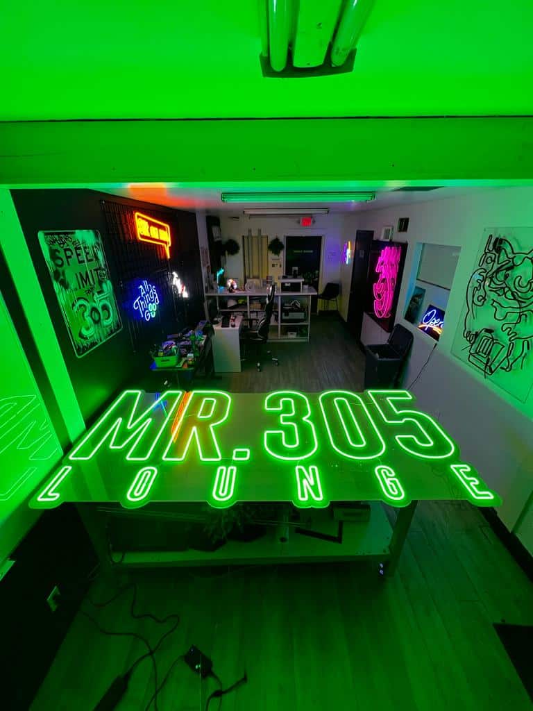 better custom neon sign led and glass