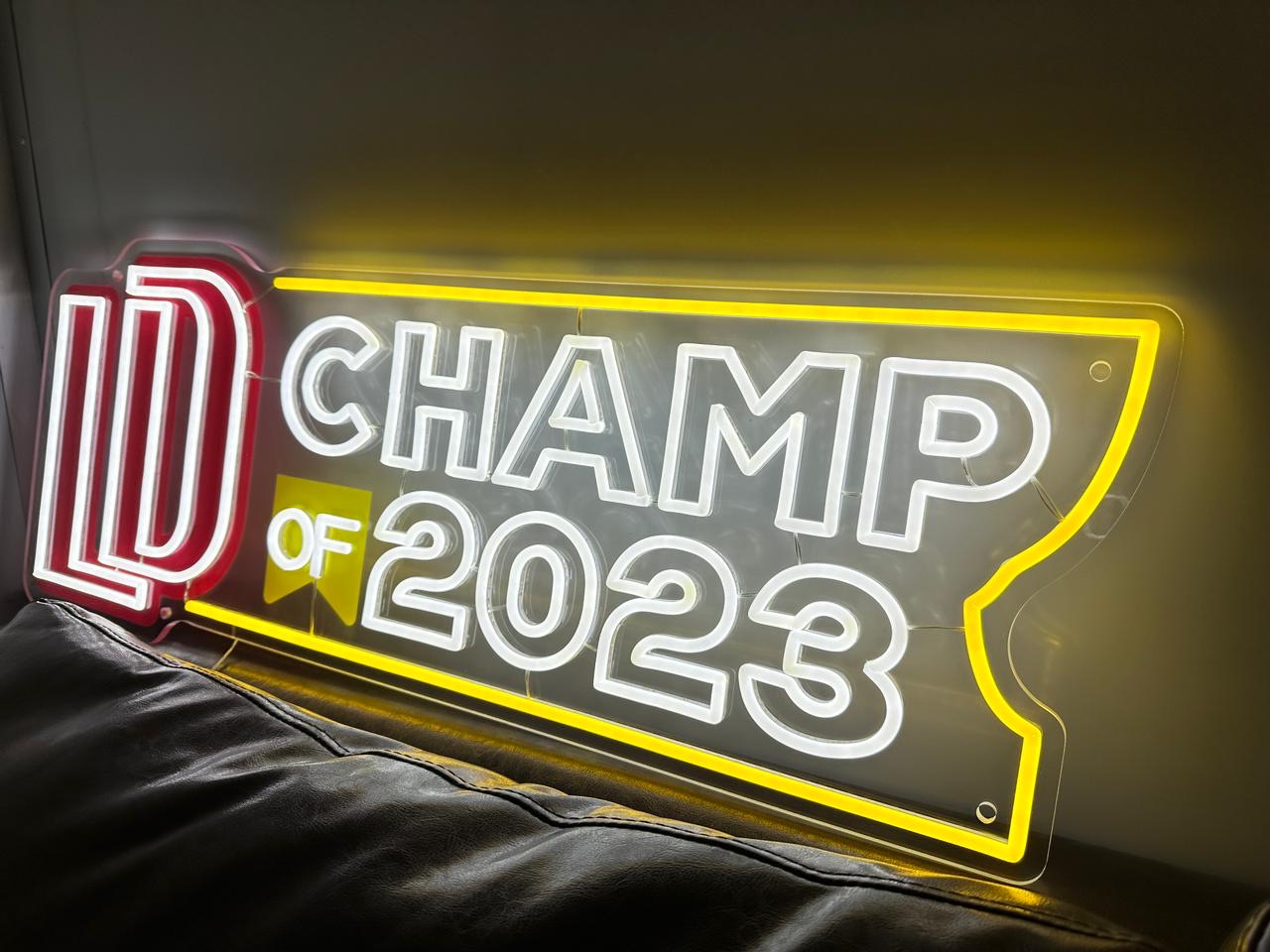 maintenance custom neon sign