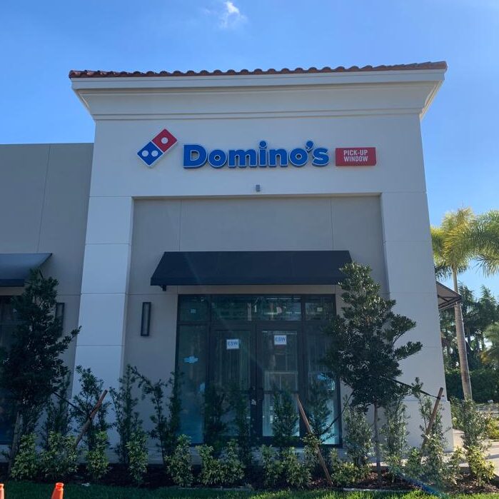 Domino's Custom Signs