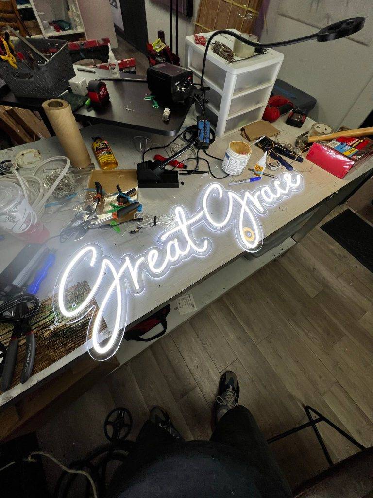 great grace neons sign