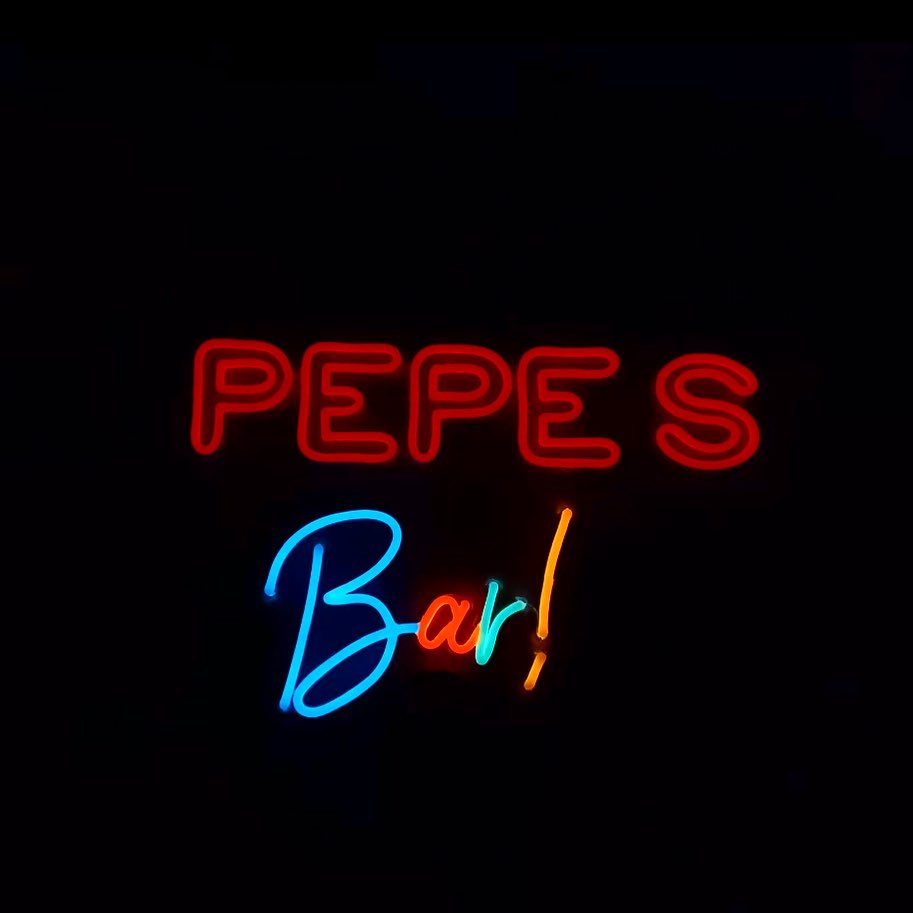 Pepes Bar custom neons